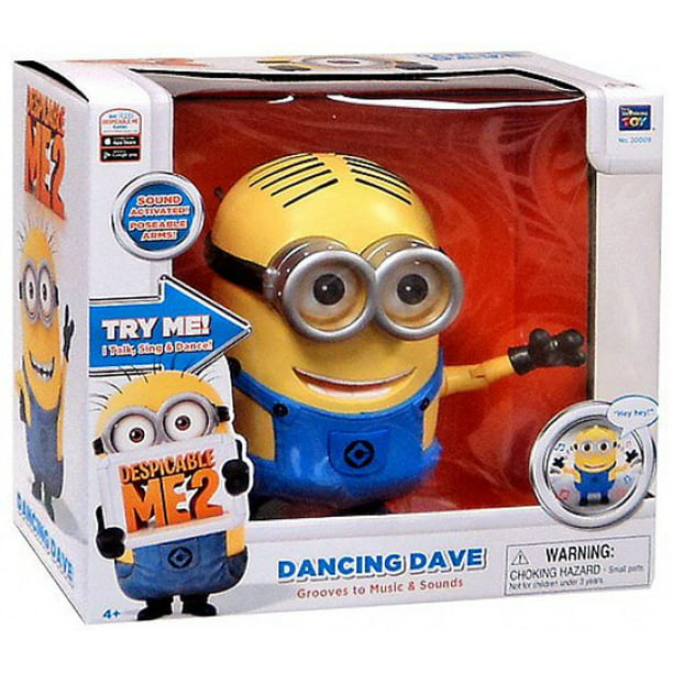 Minion Dave Action Figure Thinkway Despicable Me 2